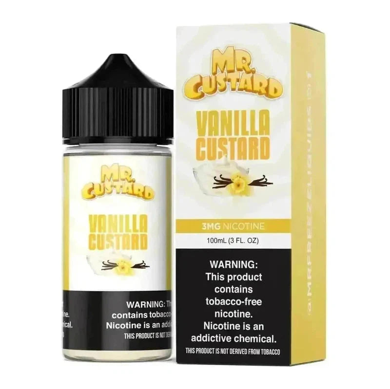 MR CUSTARD E-LIQUID VANILLA CUSTARD - 100ML - Vape Land