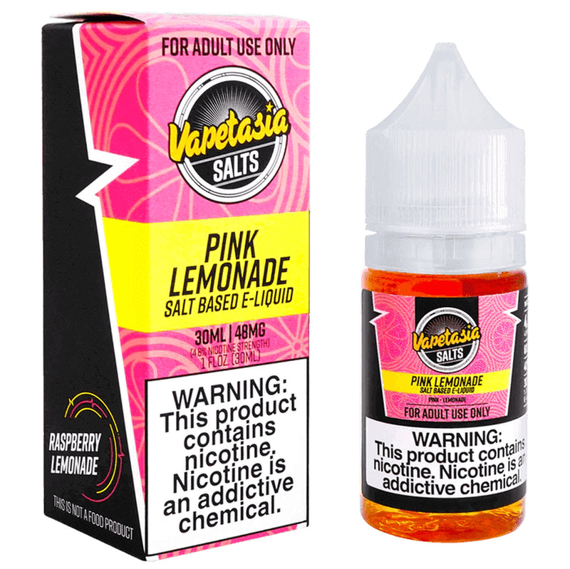 VAPETASIA SALT PINK LEMONADE - 30ML - Vape Land