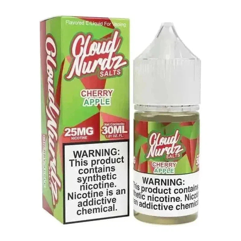 CLOUD NURDZ SALT CHERRY APPLE - 30ML - Vape Land