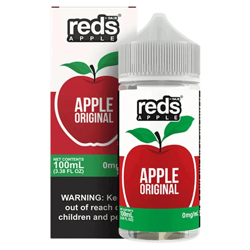 REDS E-LIQUID APPLE ORIGINAL - 100ML - Vape Land