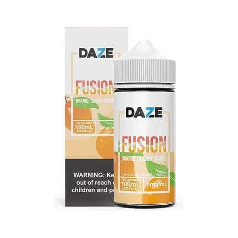 7DAZE E-LIQUID FUSION ORANGE CREAM MANGO - 100ML - Vape Land