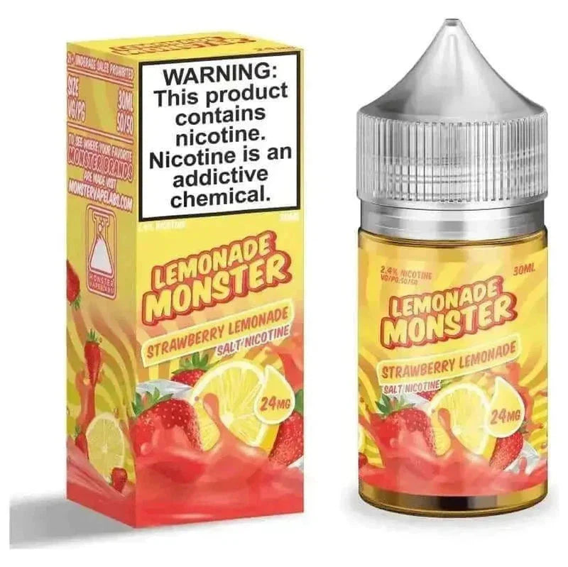 LEMONADE MONSTER SALT STRAWBERRY LEMONADE - 30ML - Vape Land