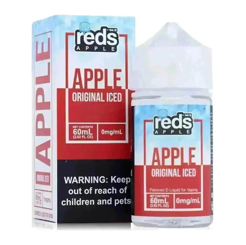 REDS E-LIQUID APPLE ORIGINAL ICED - 60ML - Vape Land