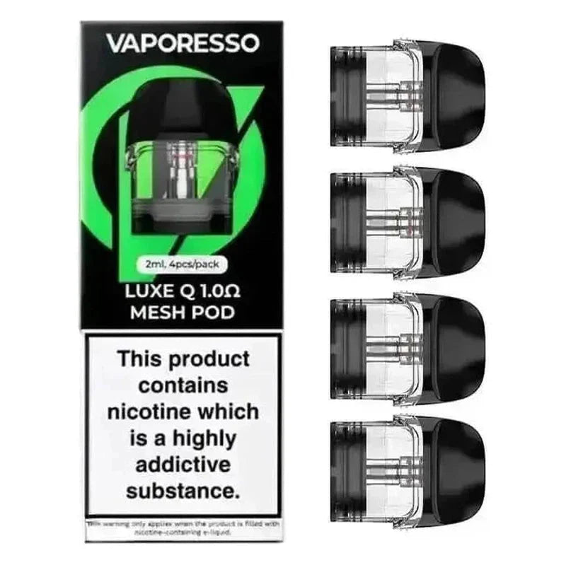 VAPORESSO LUXE Q REPLACEMENT PODS | 4 PACK - Vape Land