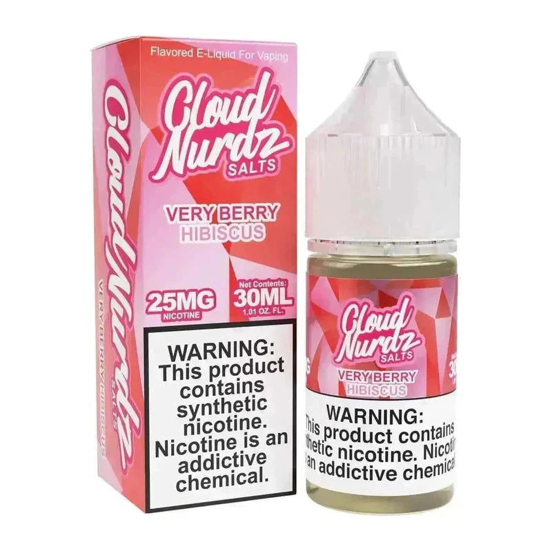 CLOUD NURDZ SALT VERY BERRY HIBISCUS - 30ML - Vape Land