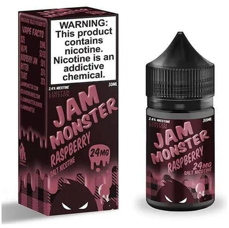 JAM MONSTER SALT RASPBERRY - 30ML - Vape Land