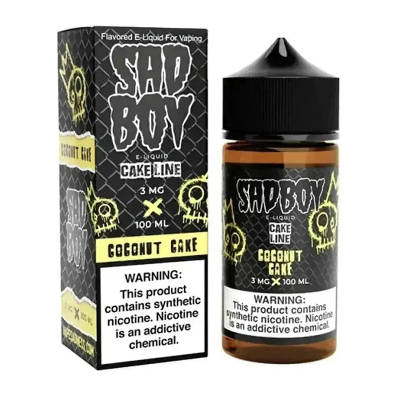 SADBOY E-LIQUID COCONUT CAKE - 100ML - Vape Land