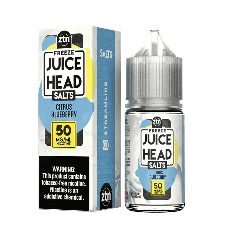 JUICE HEAD SALT BLUEBERRY LEMON FREEZE TFN - 30ML - Vape Land