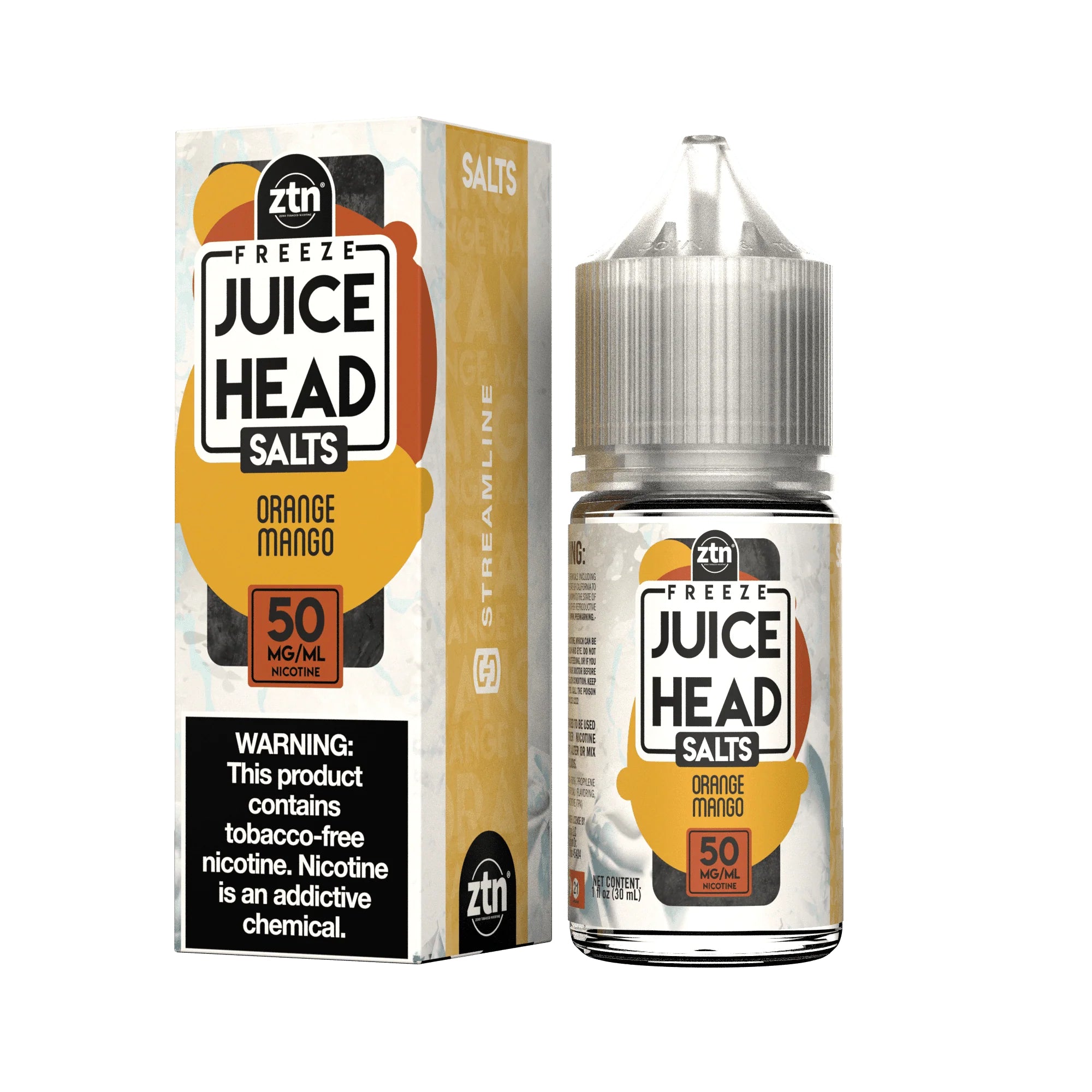 JUICE HEAD SALT ORANGE MANGO FREEZE - 30ML - Vape Land