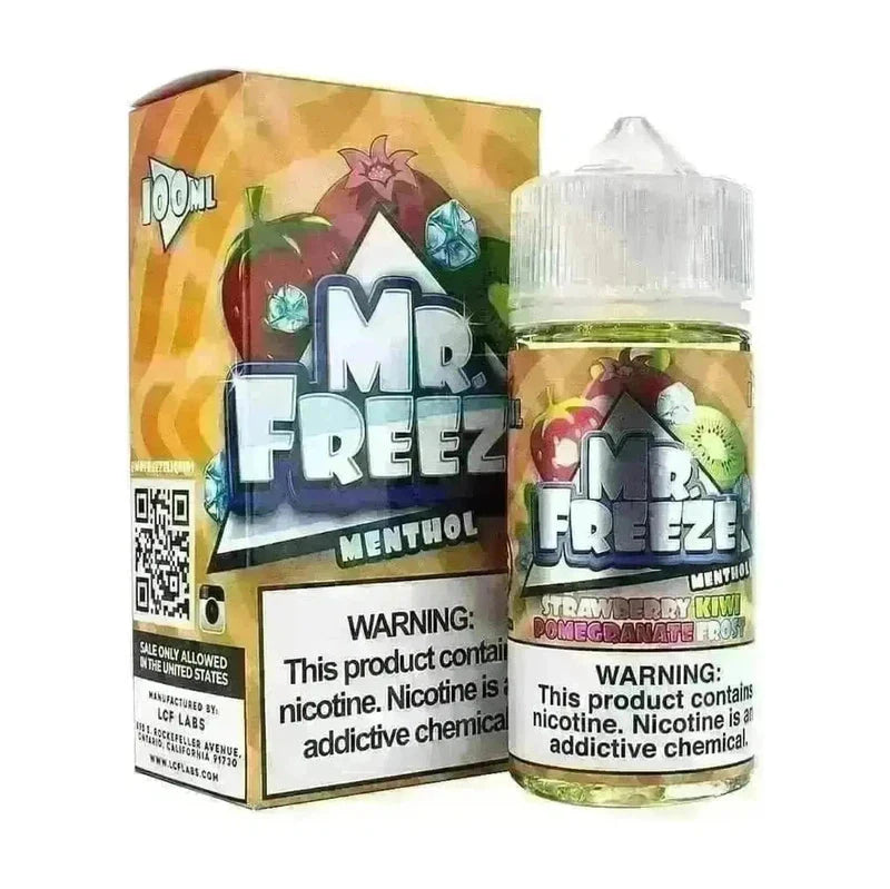 MR FREEZE E-LIQUID STRAWBERRY KIWI POM FROST - 100ML - Vape Land