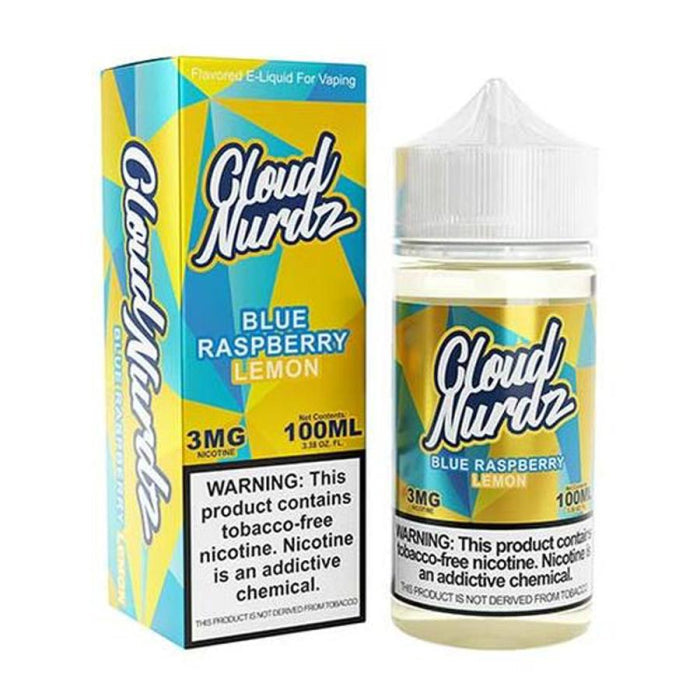 CLOUD NURDZ E-LIQUID BLUE RASPBERRY LEMON - 100ML - Vape Land