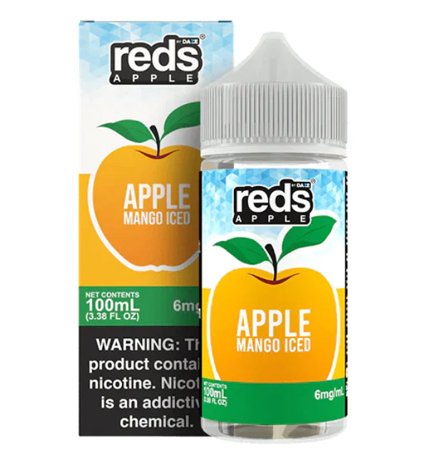 REDS E-LIQUID Mango Ice - 100ml: Cool, Refreshing Bliss