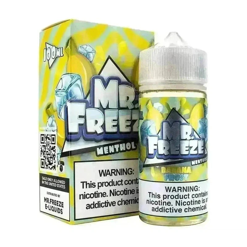 MR FREEZE E-LIQUID BANANA FROST - 100ML - Vape Land