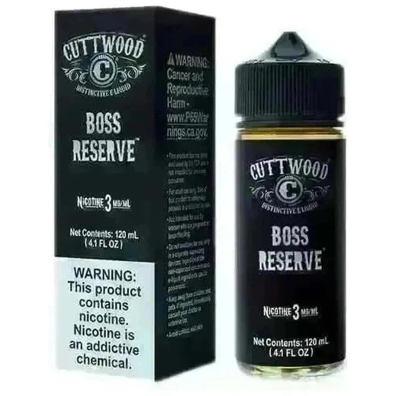 CUTTWOOD E-LIQUID BOSS RESERVE - 120ML - Vape Land