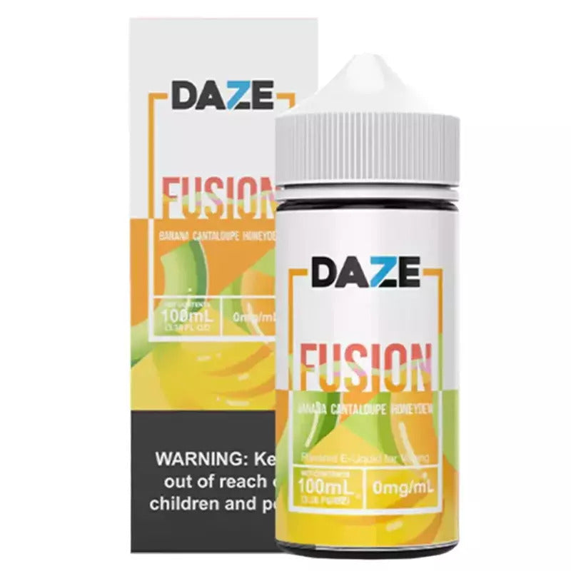 7DAZE FUSION E-LIQUID BANANA CANTALOUPE HONEYDEW - 100ML - Vape Land