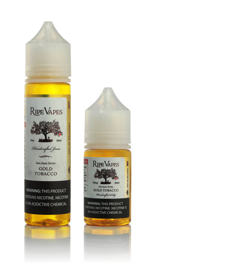 Ripe Vapes Salt - San Juan Gold - Smooth, Rich, 30ml Elegance