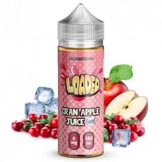 LOADED E-LIQUID CRAN APPLE ICED - 120ML - Vape Land