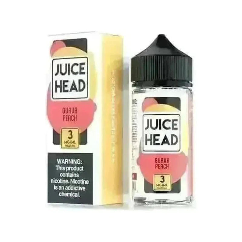 JUICE HEAD E-LIQUID GUAVA PEACH - 100ML - Vape Land