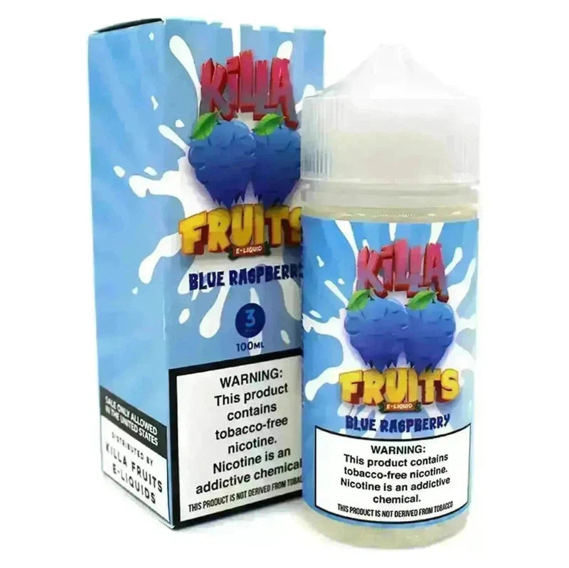 KILLA FRUITS E-JUICE BLUE RASPBERRY - 100ML - Vape Land