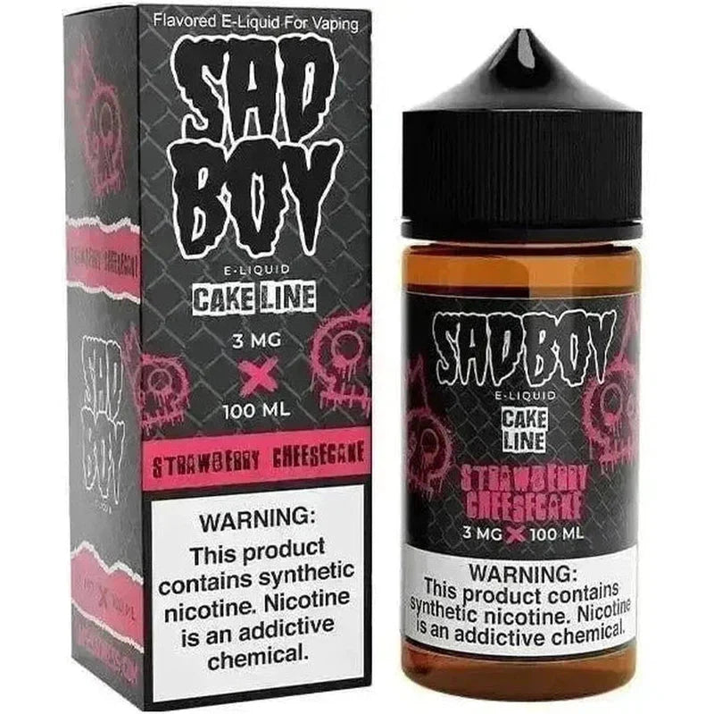 SADBOY E-LIQUID STRAWBERRY CHEESECAKE - 100ML - Vape Land