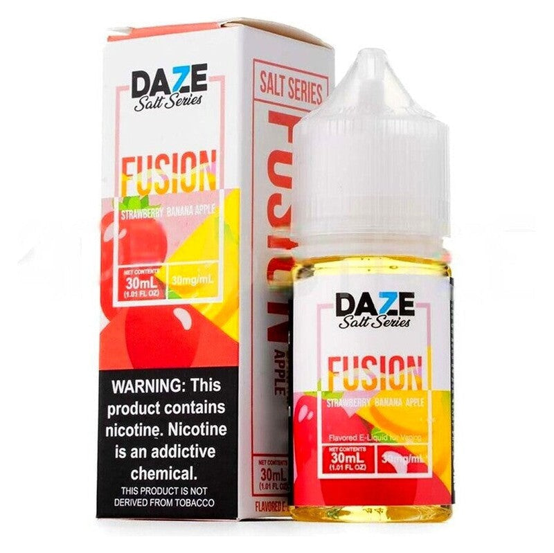 7DAZE SALTS FUSION STRAWBERRY BANANA APPLE - 30ML - Vape Land