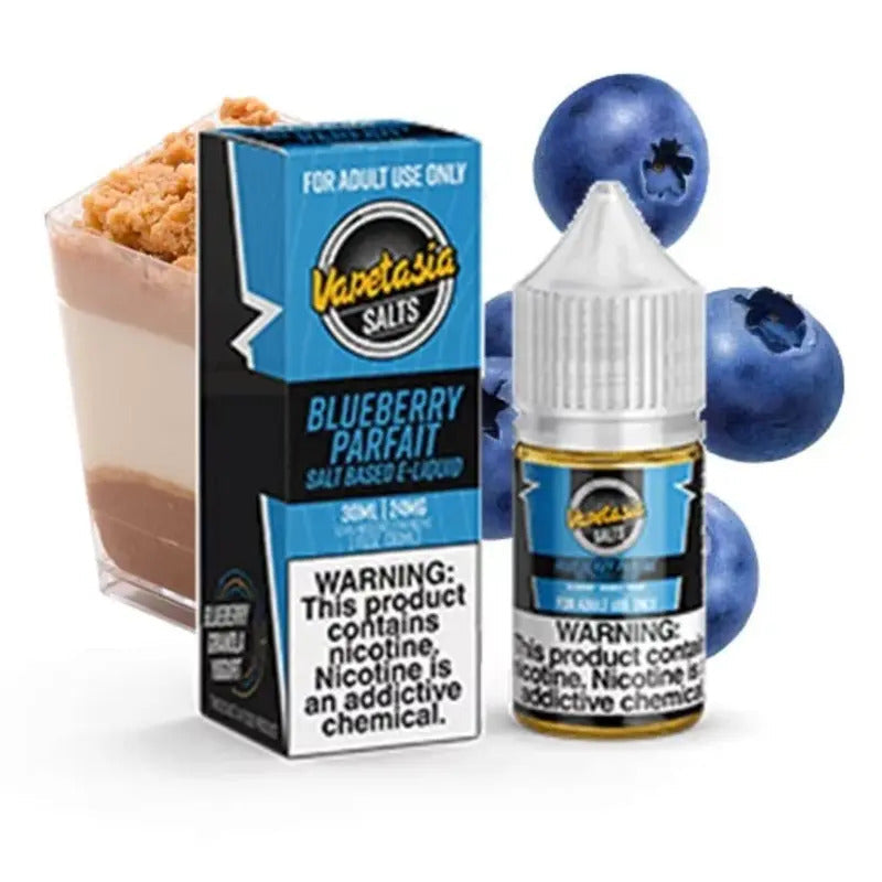 VAPETASIA SALT BLUEBERRY PARFAIT - 30ML - Vape Land