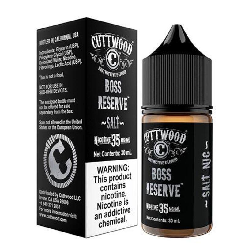 CUTTWOOD SALT BOSS RESERVE - 30ML