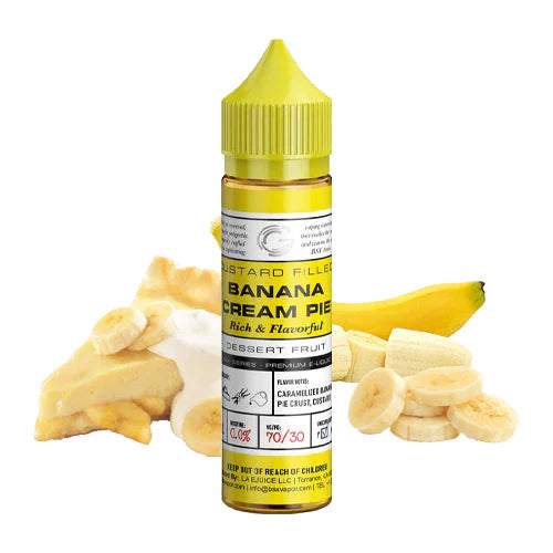 GLAS BASIX E-LIQUID BANANA CREAM PIE - 60ML - Vape Land