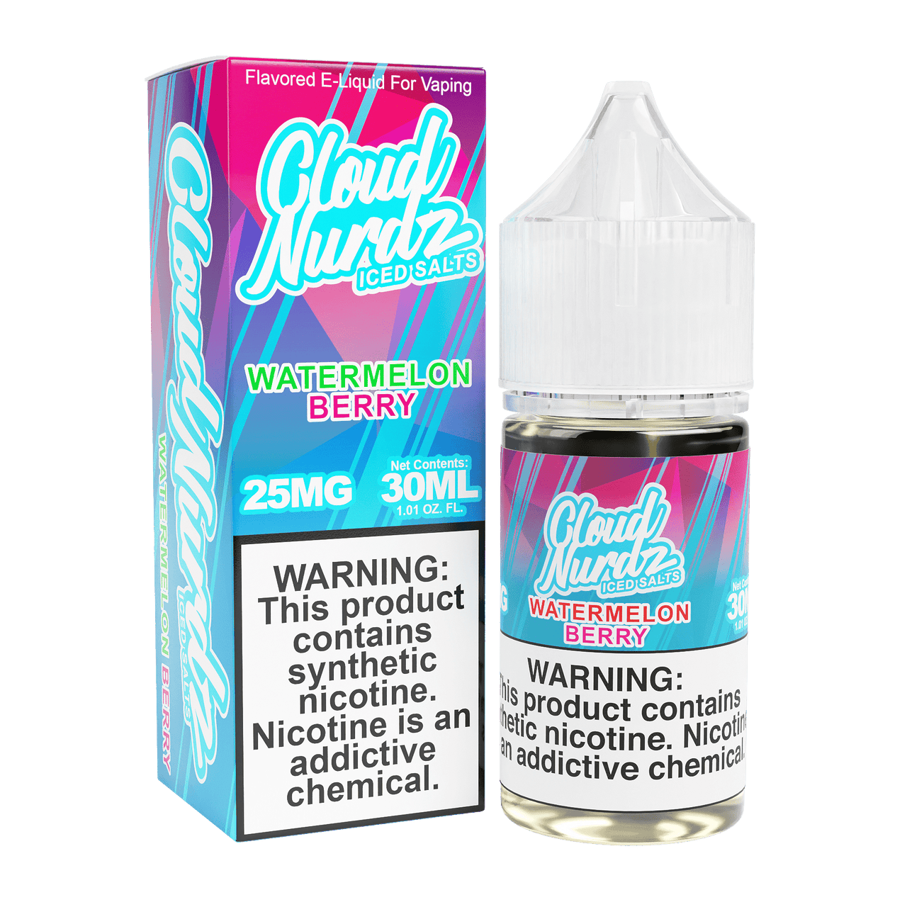 CLOUD NURDZ SALT WATERMELON BERRY ICE - TFN - 30ML - Vape Land