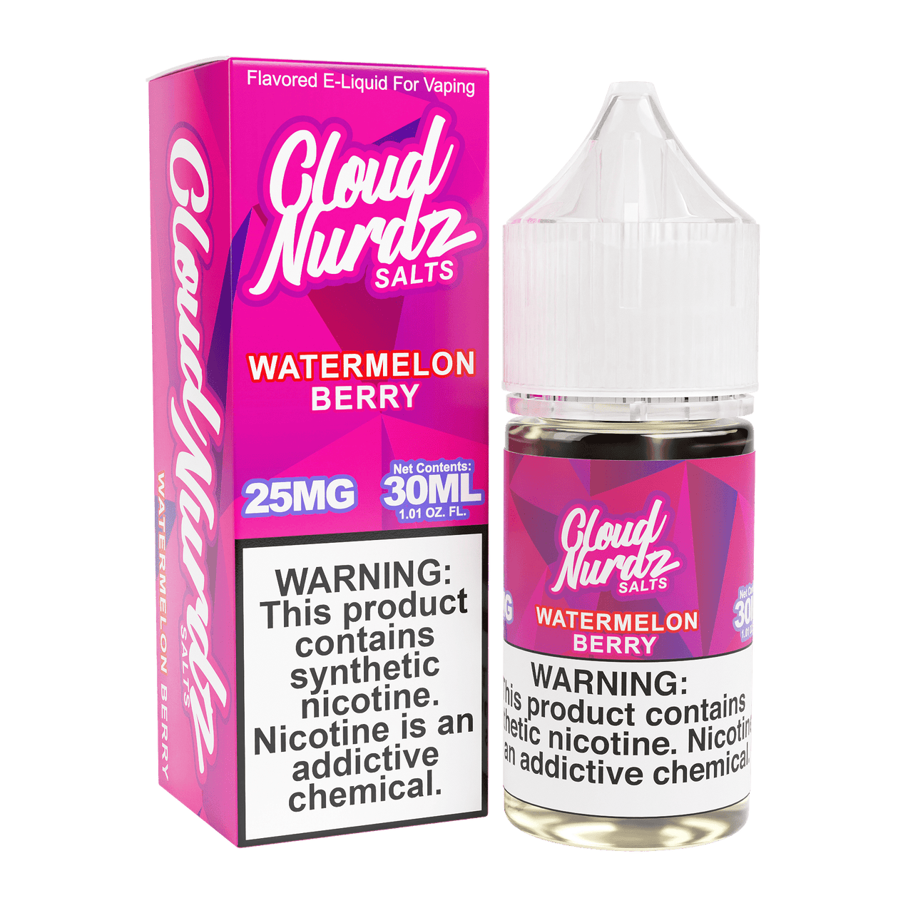 CLOUD NURDZ SALT WATERMELON BERRY - 30ML - Vape Land