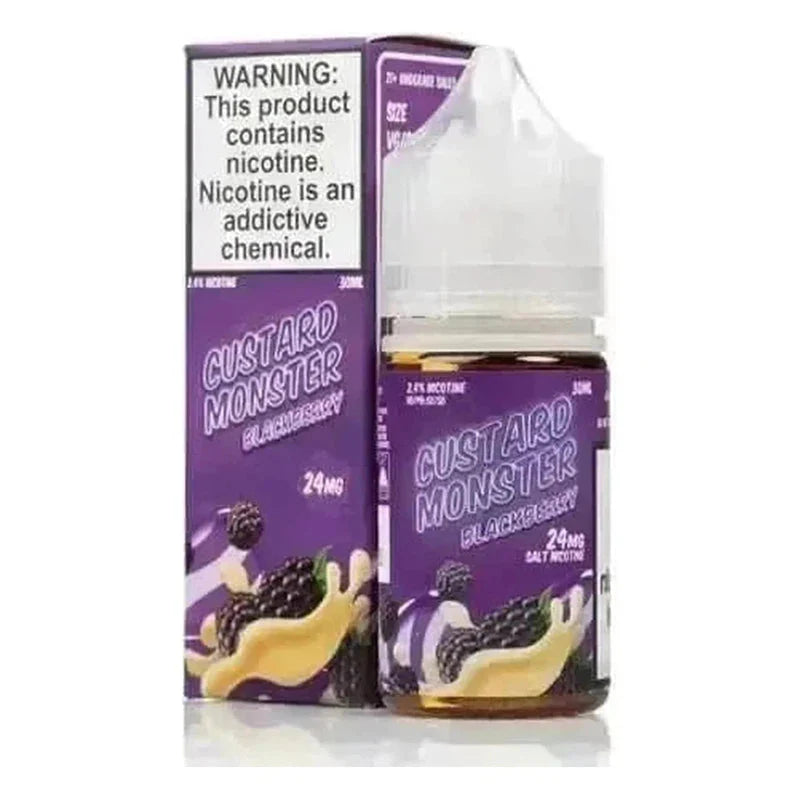 CUSTARD MONSTER SALT BLACKBERRY - 30ML - Vape Land