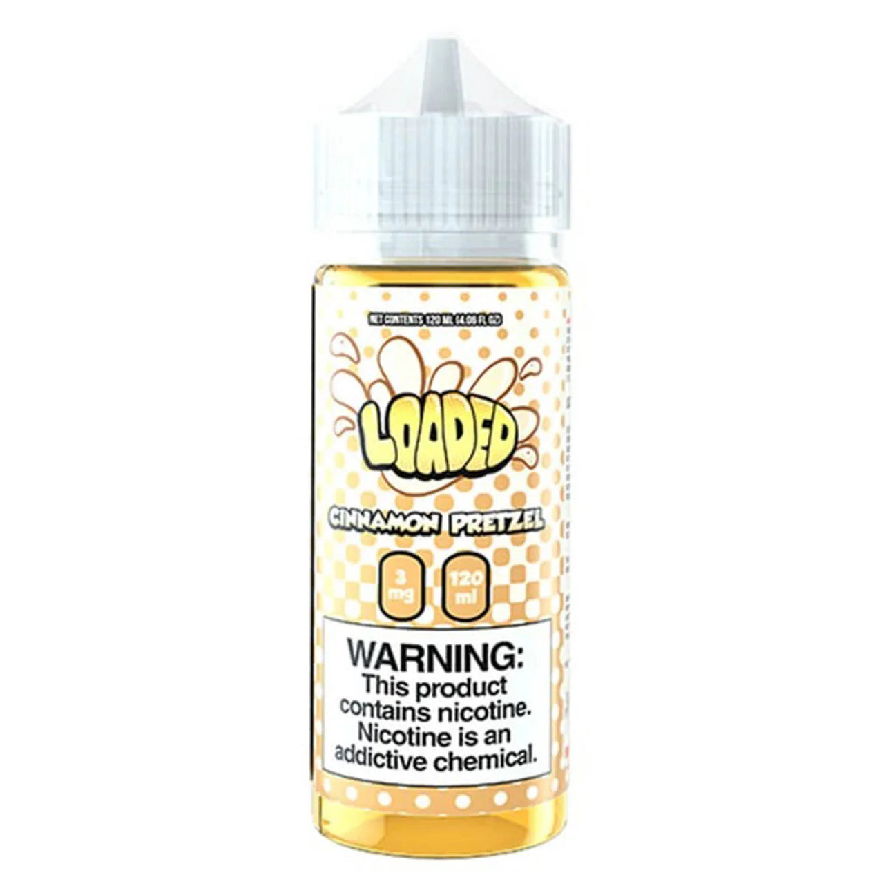 LOADED E-LIQUID CINNAMON PRETZEL - 120ML - Vape Land