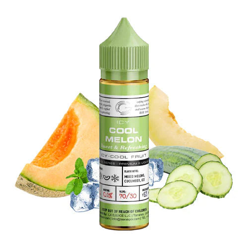 GLAS BASIX E-LIQUID COOL MELON - 60ML - Vape Land