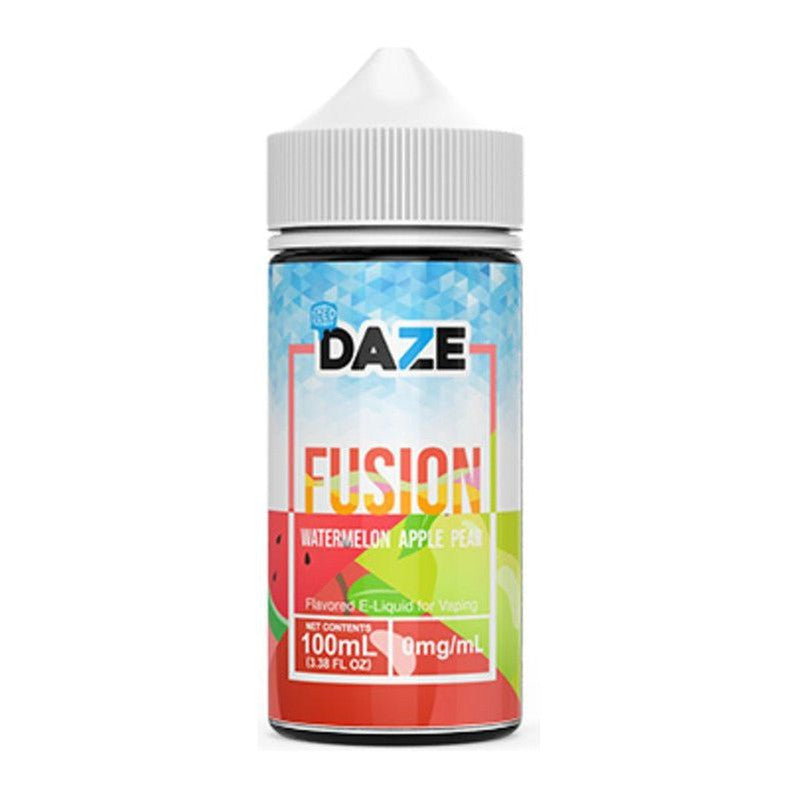 7DAZE E-LIQUID FUSION ICED WATERMELON APPLE PEAR - 100ML - Vape Land