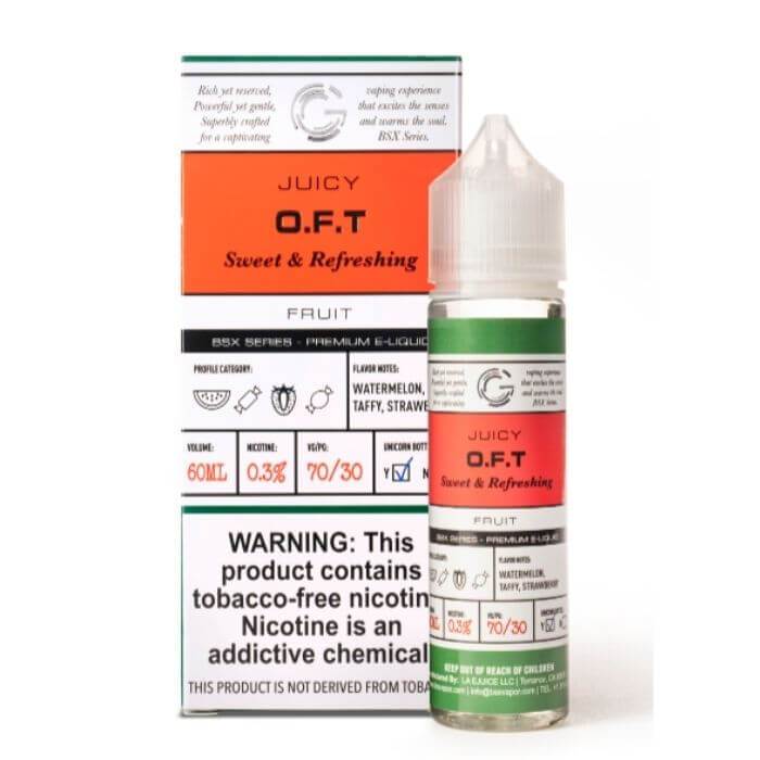 GLAS BASIX E-LIQUID OFT - 60ML - Vape Land