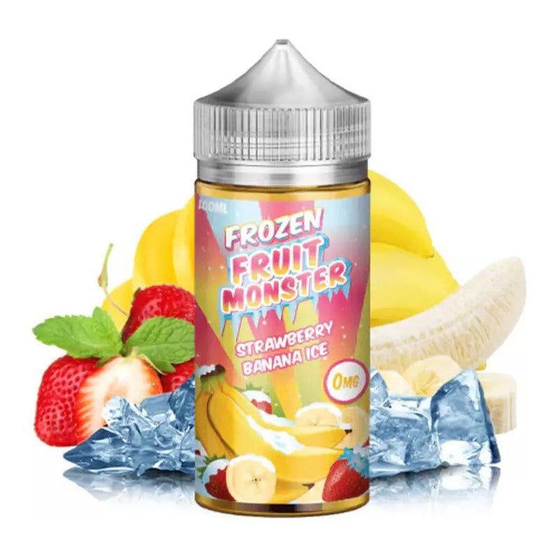 FROZEN FRUIT MONSTER E-LIQUID STRAWBERRY BANANA - 100ML - Vape Land