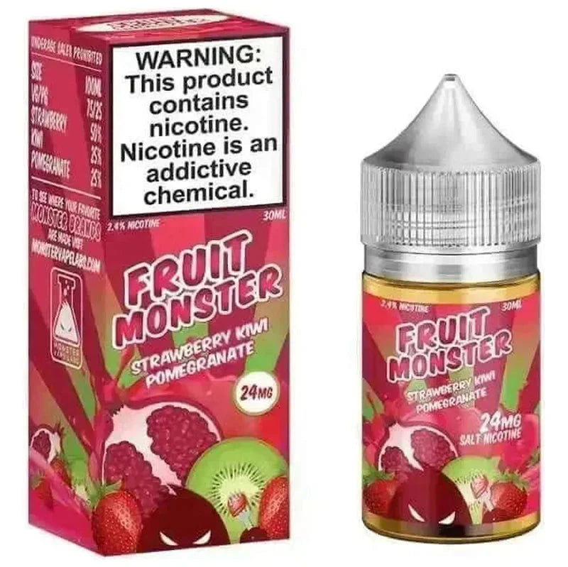 FRUIT MONSTER SALT STRAWBERRY KIWI POMEGRANITE - 30ML - Vape Land