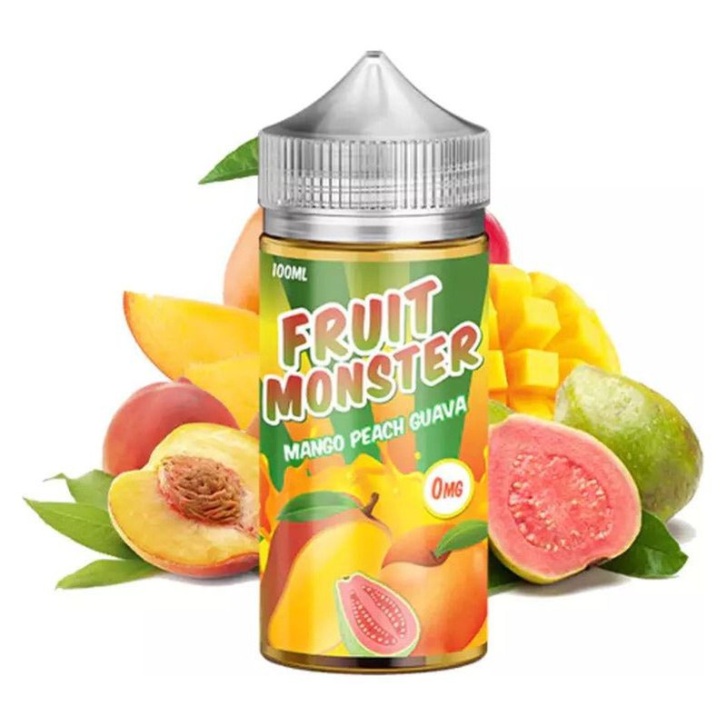 FRUIT MONSTER E-LIQUID MANGO PEACH GUAVA - 100ML - Vape Land