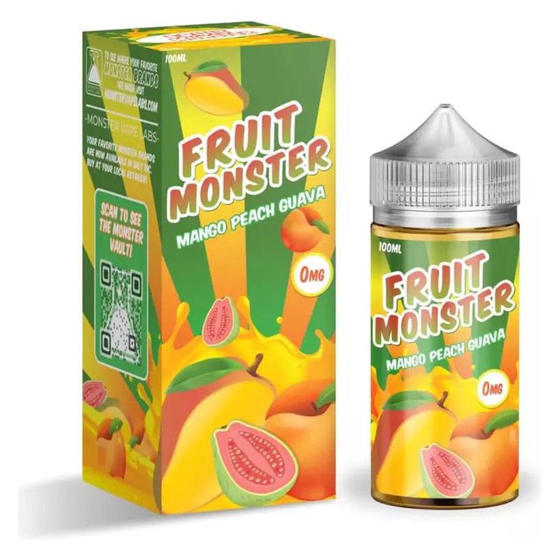 FRUIT MONSTER E-LIQUID MANGO PEACH GUAVA - 100ML - Vape Land