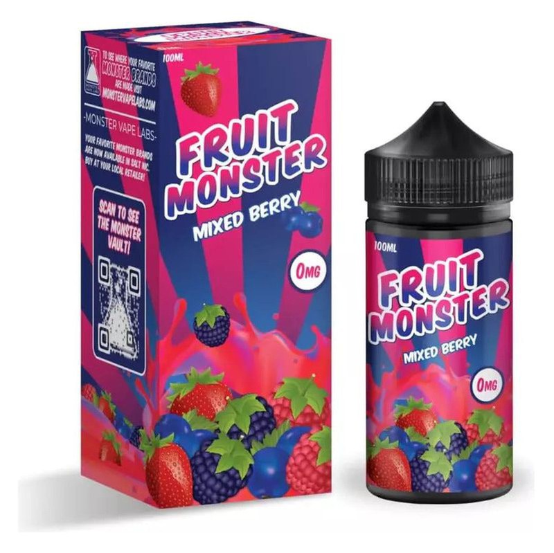 FRUIT MONSTER E-LIQUID MIXED BERRY - 100ML - Vape Land