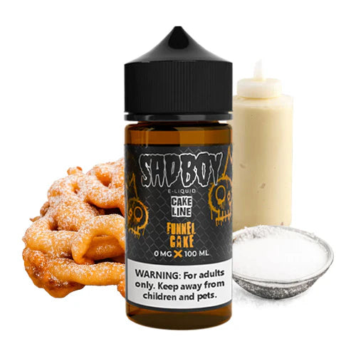 SADBOY E-LIQUID: FUNNEL CAKE - 100ML, Deliciously Sweet