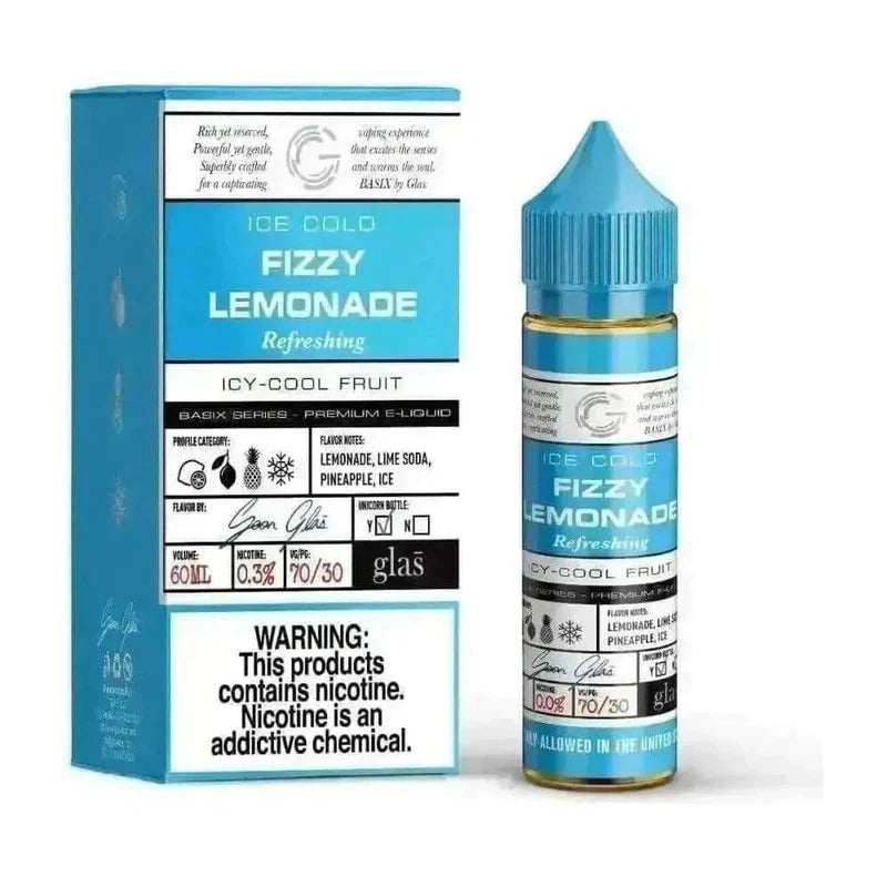 GLAS BASIX E-LIQUID FIZZY LEMONADE - 60ML - Vape Land