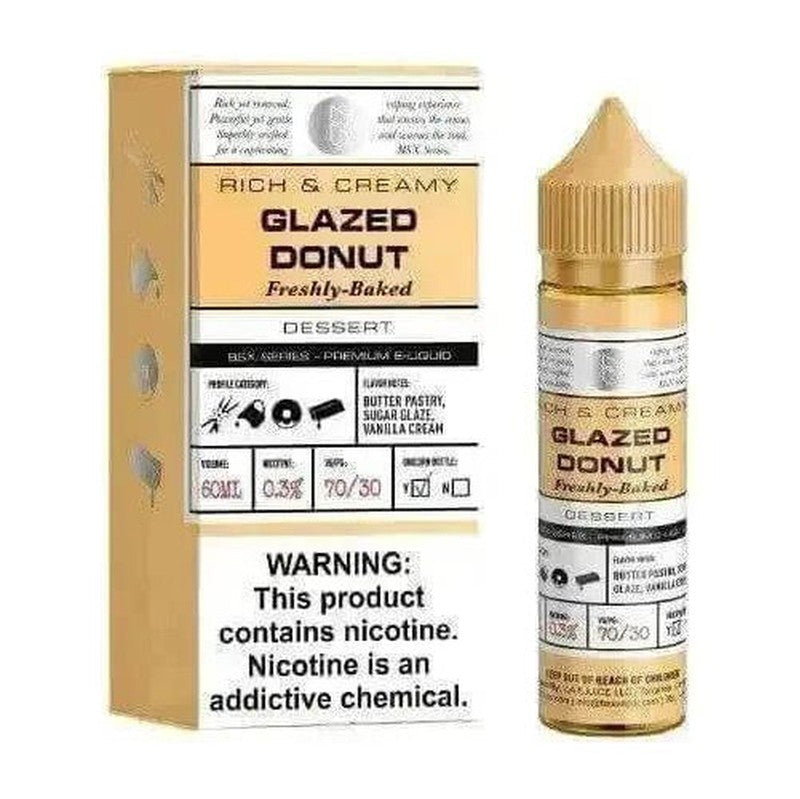 GLAS BASIX E-LIQUID GLAZED DONUT - 60ML - Vape Land