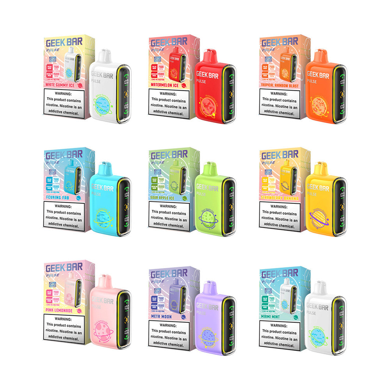 GEEK BAR PULSE DISPOSABLE - 15,000 PUFFS, ULTRA-LONG LASTING