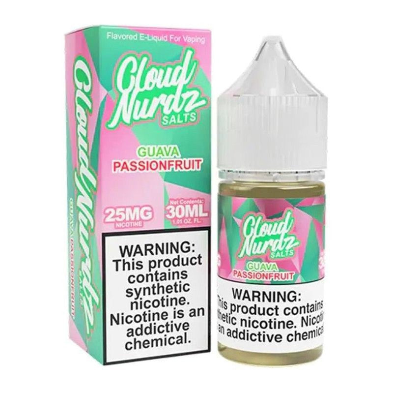 CLOUD NURDZ SALT GUAVA PASSIONFRUIT - 30ML - Vape Land