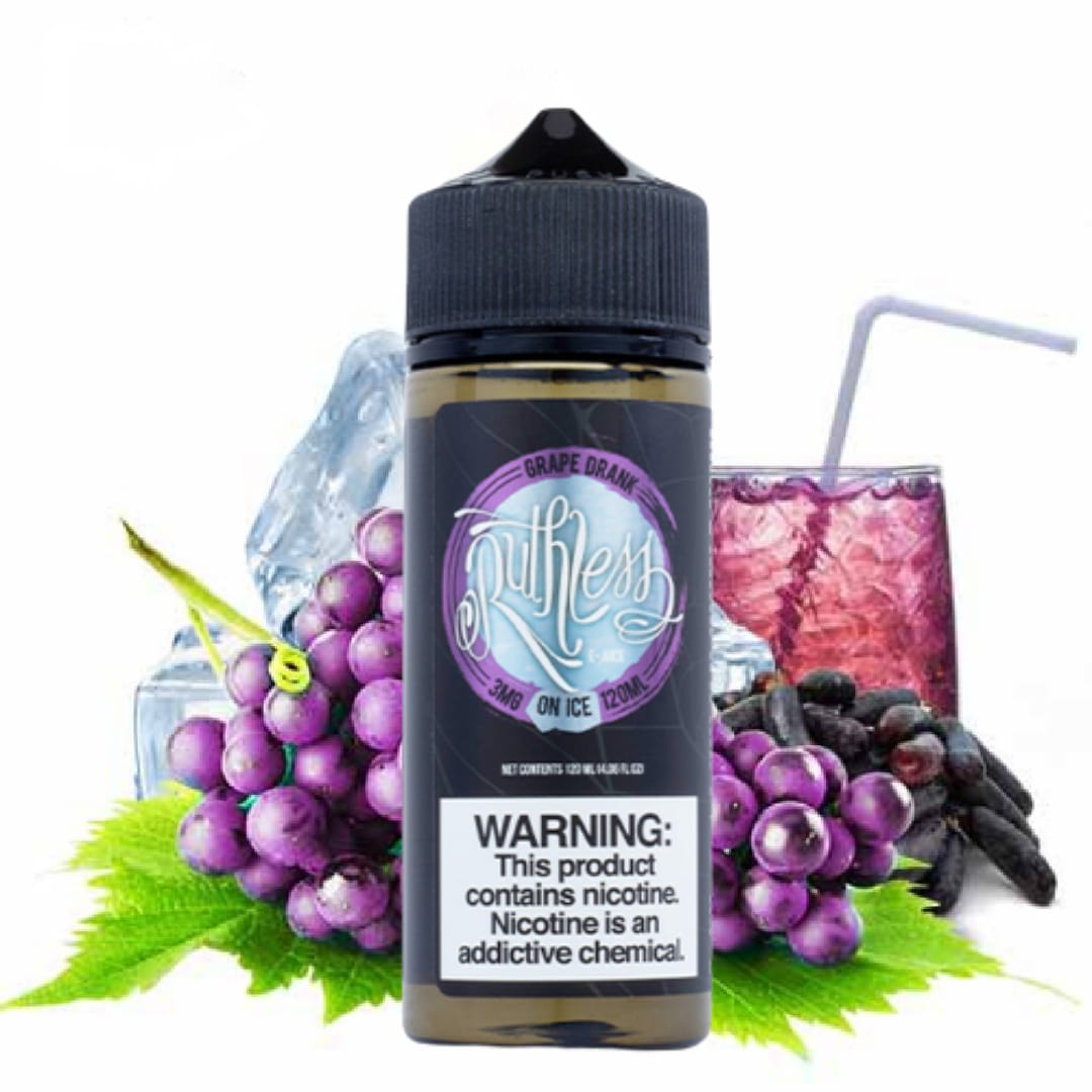 RUTHLESS E-LIQUID GRAPE DRANK ON ICE - 120ML - Vape Land