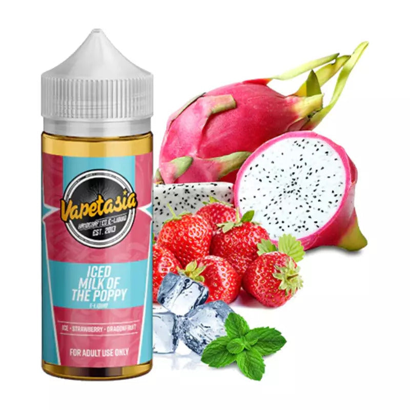 VAPETASIA E-LIQUID MILK OF THE POPPY ICED - 100ML - Vape Land