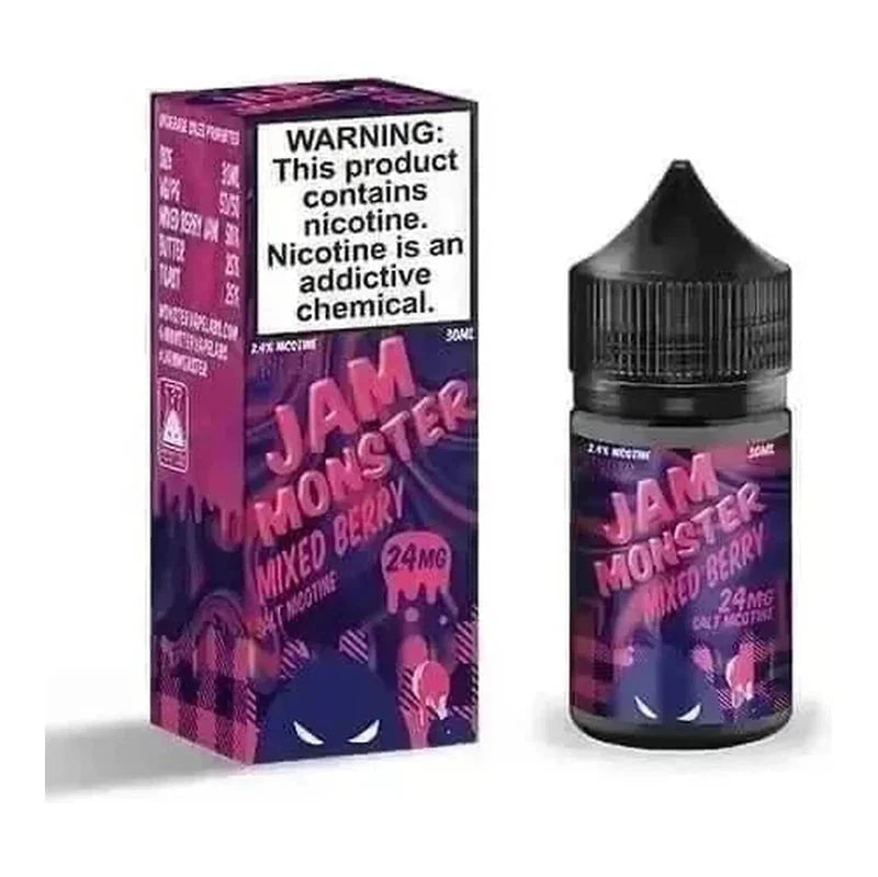 JAM MONSTER SALT MIXED BERRY - 30ML - Vape Land