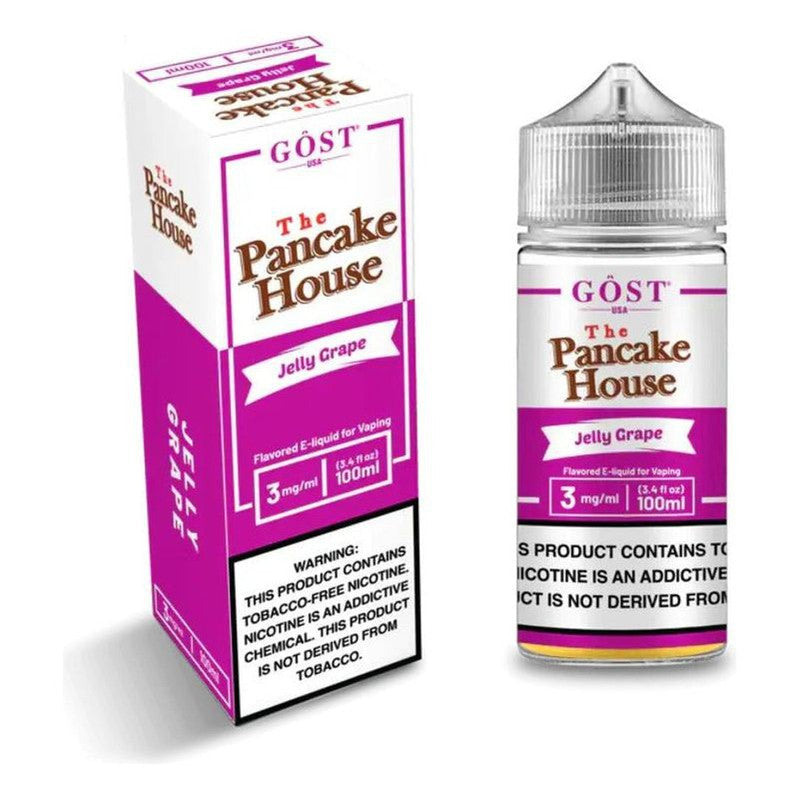 THE PANCAKE HOUSE E-LIQUID JELLY GRAPE - 100ML - Vape Land