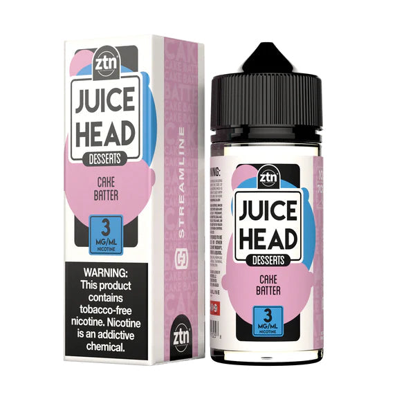 JUICE HEAD E-LIQUID CAKE BATTER - 100ML - Vape Land